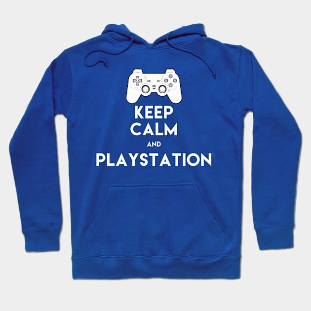 Keep Calm and Playstation Hoodie by dankdesigns